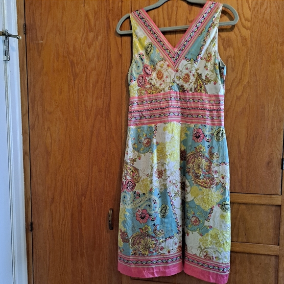 Nicole Miller | Y2K Dress Silk Floral Print - Picture 6 of 9